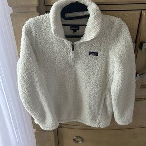 Patagonia Women's White Fleece Sweater